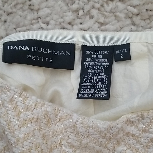 Dana Buchman Women's Fringe Knit Mini Skirt 2P - Picture 2 of 6